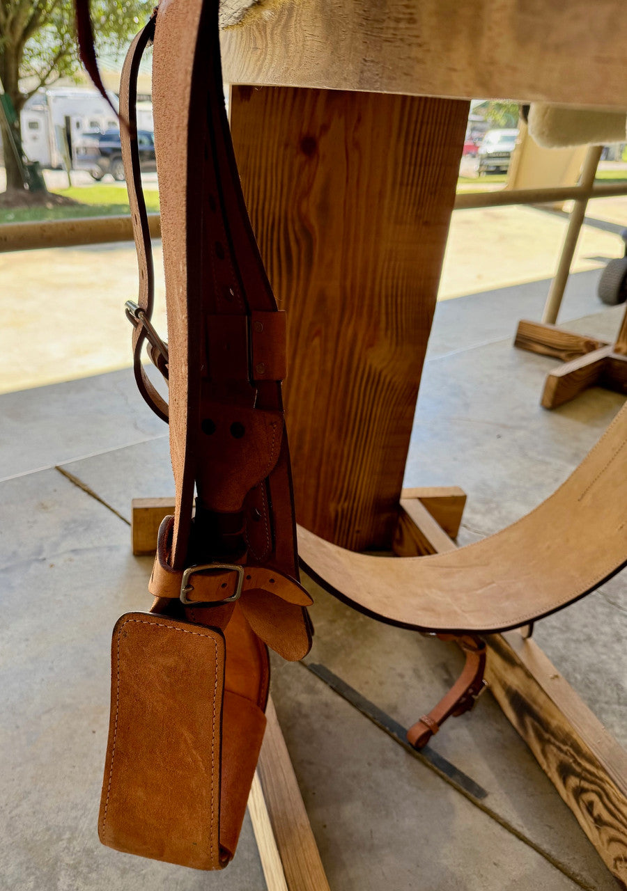Roughout Team Roping Saddle
