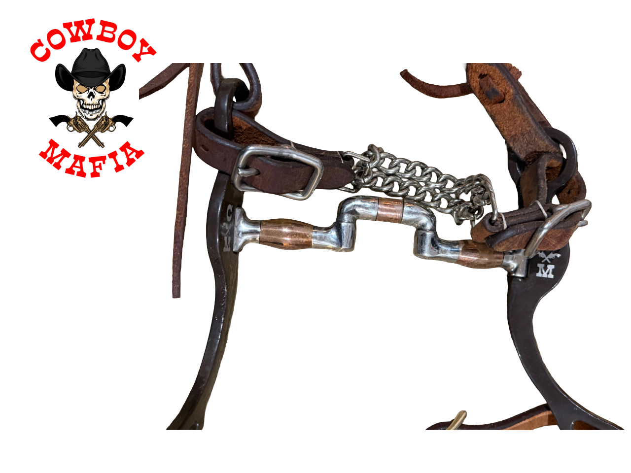The Chocolate "Doc Holliday" Split Ear Tack Set