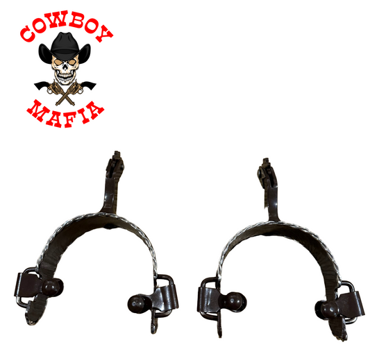 "The Rope Hustler" Handmade Cowboy Mafia Spurs
