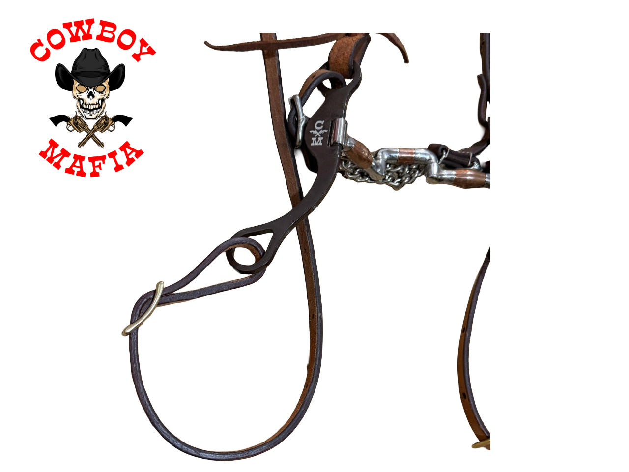 The Chocolate "Doc Holliday" Split Ear Tack Set