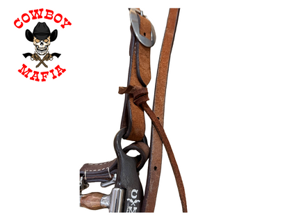 The Chocolate "Doc Holliday" Split Ear Tack Set