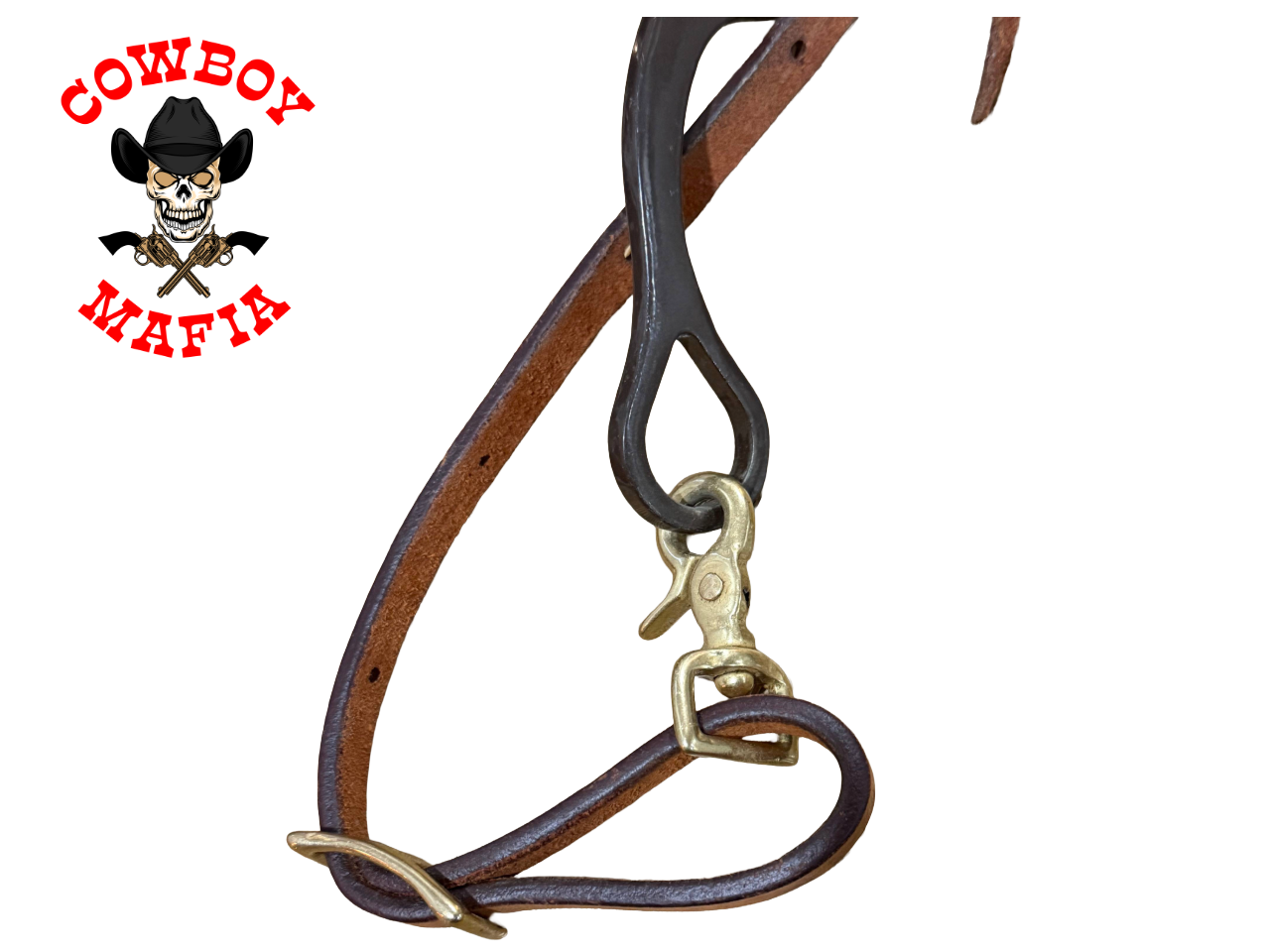 The Chocolate "Doc Holliday" Split Ear Tack Set