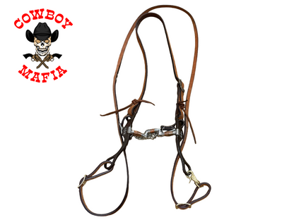 The Chocolate "Doc Holliday" Split Ear Tack Set
