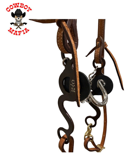 The Chocolate "Jesse James" Browband Headstall Tack Set