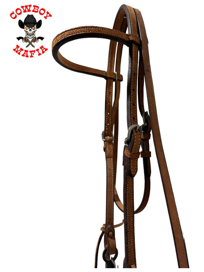 The Chocolate "Jesse James" Browband Headstall Tack Set
