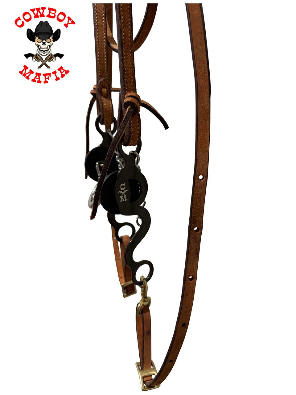 The Chocolate "Jesse James" Browband Headstall Tack Set